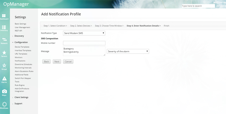 Modem-based SMS Alerts
